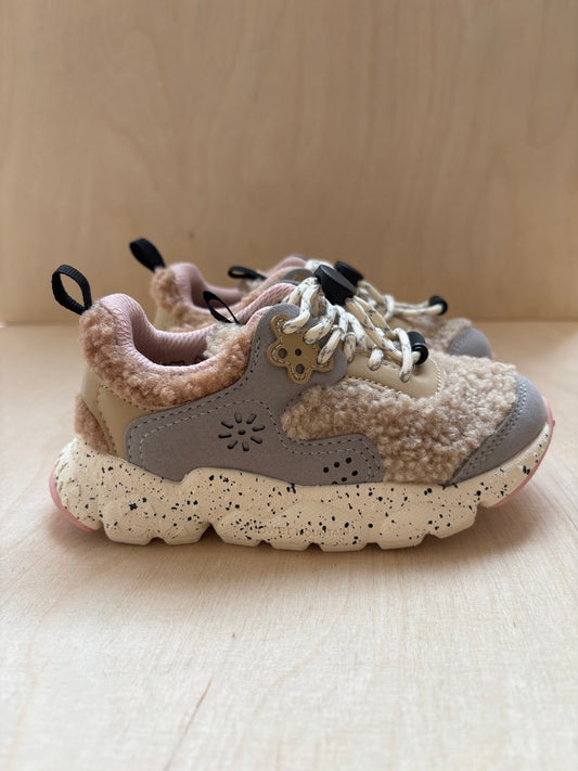 Flower mountain teddy sand - beige