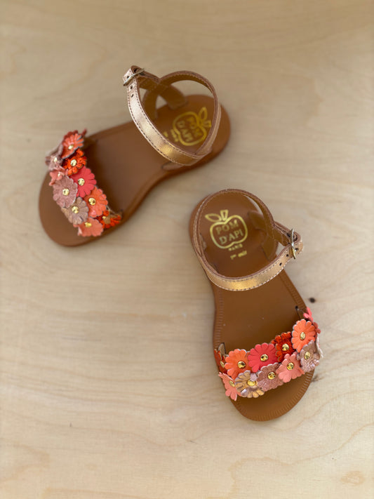 Pom d'api sandaal multi flowers