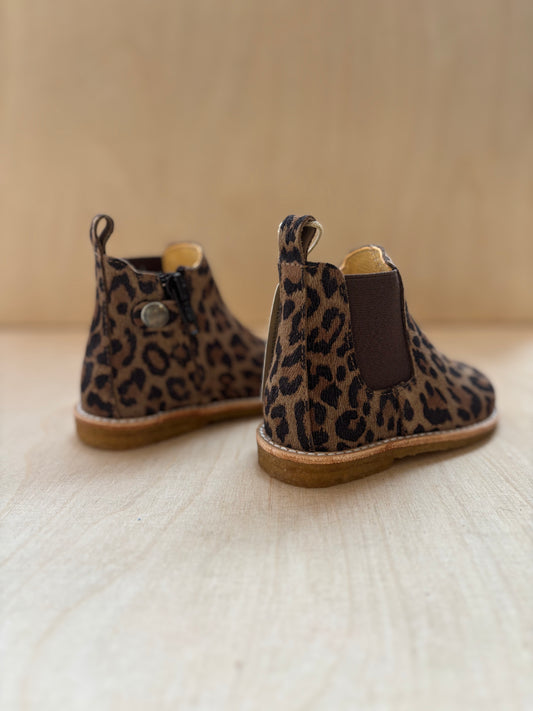 Angulus - beginner's chelsea boot - leopard