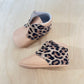 babyslofjes - nude/roze en leopard