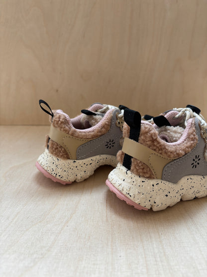 Flower mountain teddy sand - beige