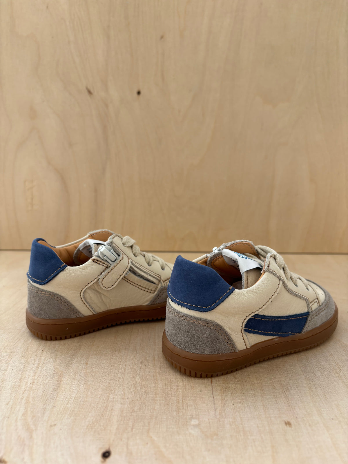 Ocra eerste stapper sneaker ron smog blauw wit