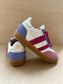 harry sneaker - licht en donker roos, lila