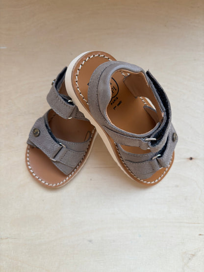 Pom d'api sandaal waf easy nubuck marron glace