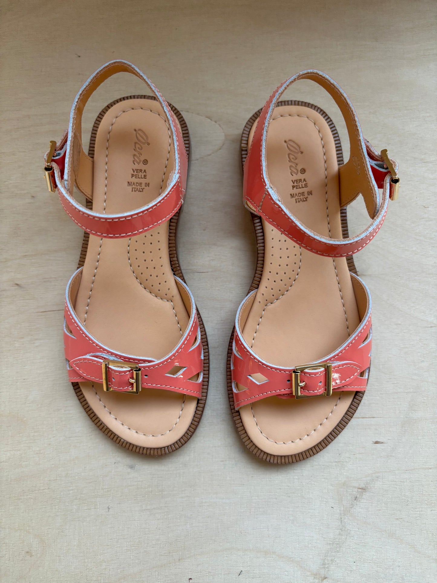 Ocra sandaal fay corallo