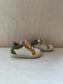 sneaker ron - blauw groen geel