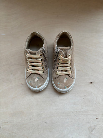 Falcotto suede lemon sand