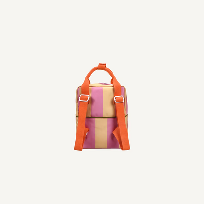 Sticky lemon backpack small stripes rosebay pink