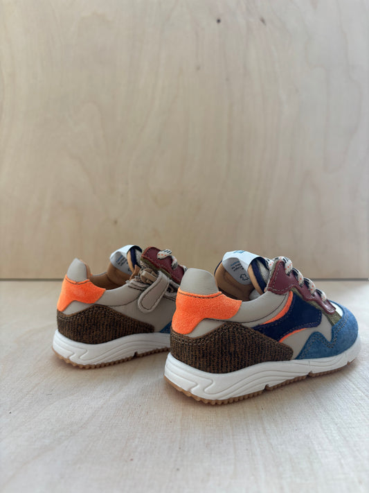 Ocra eerste runner blauw bordeaux