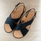 sandaal cross - nero