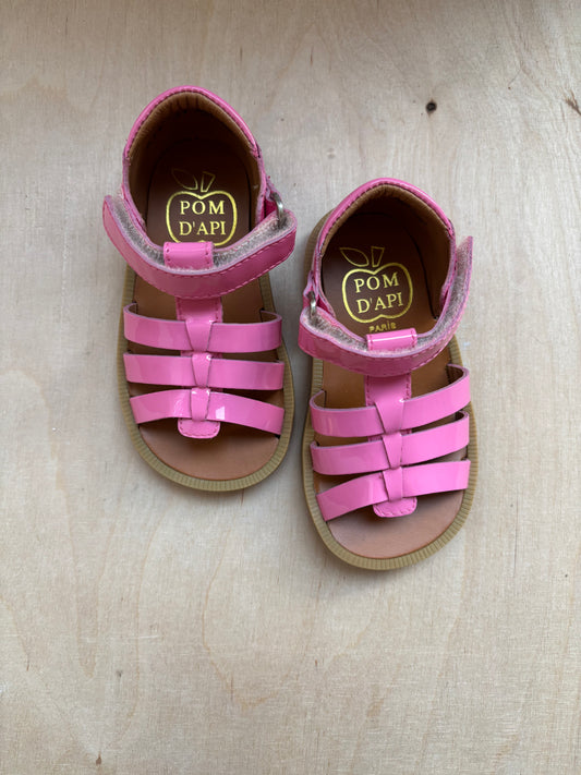 Pom d'api stapsandaal bubblegum - poppy strap