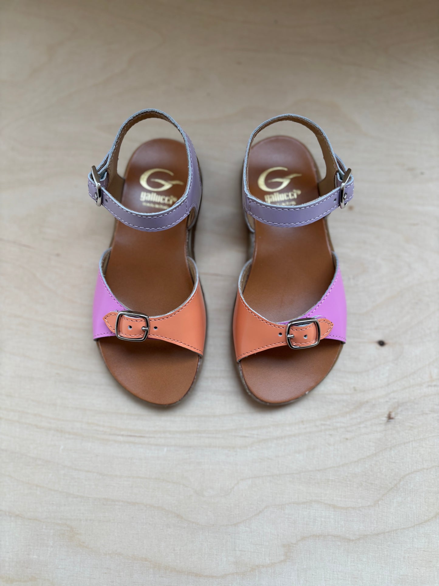 Gallucci sandaal fuxia peach lila