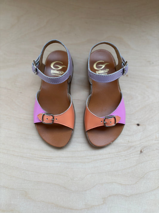 Gallucci sandaal fuxia peach lila