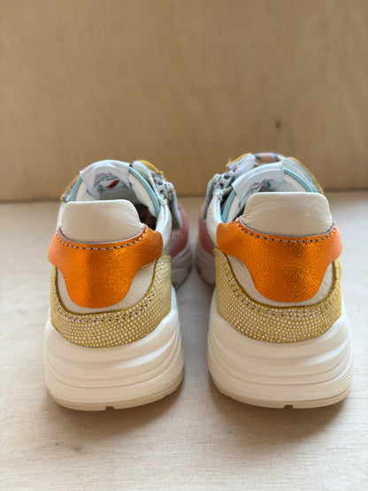 Ocra runner roos blauw