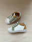 sneaker ron - groen geel creme