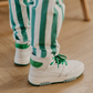 HIP - hightop sneaker - wit met groen detail