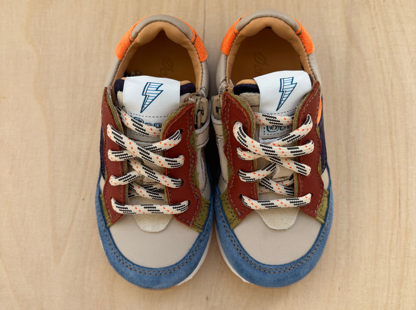 Ocra eerste runner blauw bordeaux