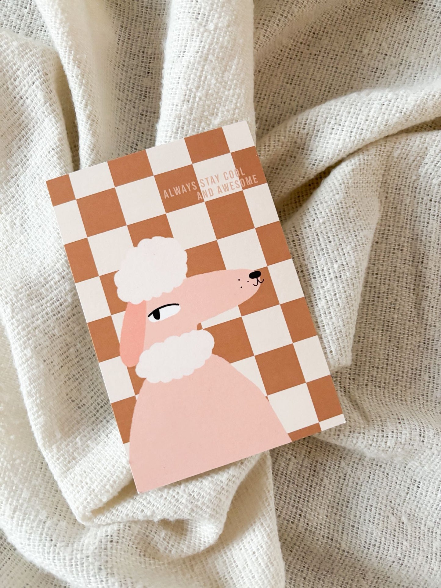 Wenskaart 'Cool & awesome'