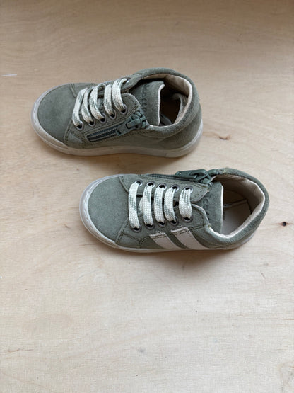 Falcotto sneakertje olijf suede