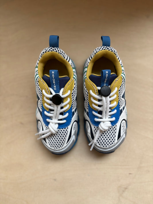 Naturino sneaker blauw wit azure