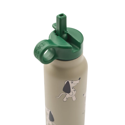 Liewood water bottle dakota dog / mist