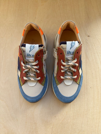 Ocra runner blauw bordeaux