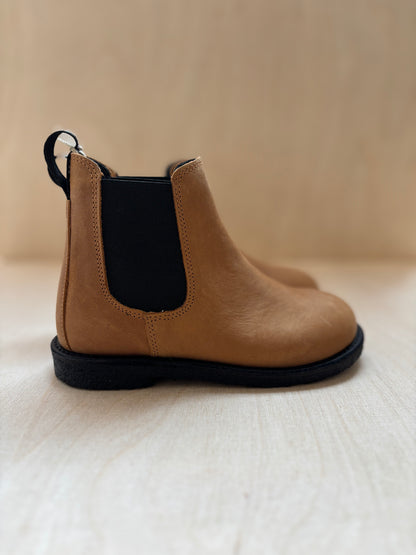 Angulus - chelsea boot logotap - cognac