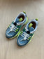 sneaker yamano - petrol green yellow