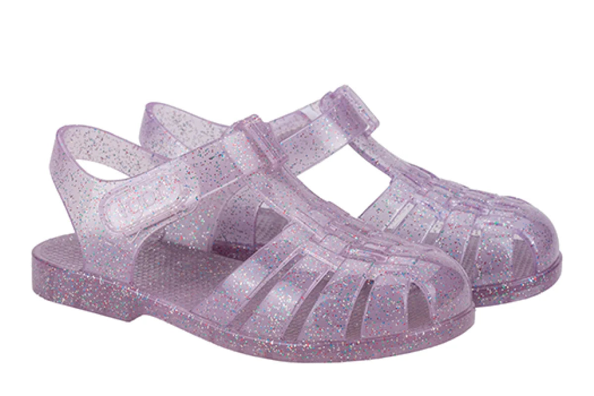 Igor watersandaal multi glitter paars
