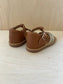 sandaal - poppy back, neptune - camel goud