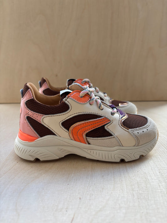Ocra lucie runner bruin - paars - oranje - roze
