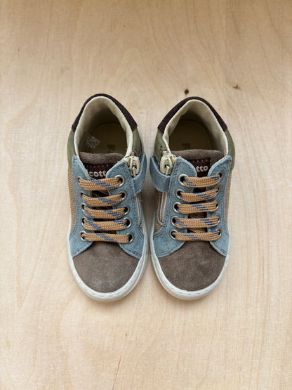 Falcotto eerste stap sneakertje sand - light - brown - militaire
