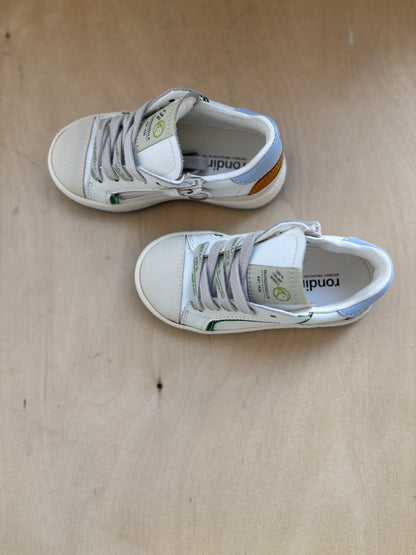 Rondinella sneaker blauwe zool