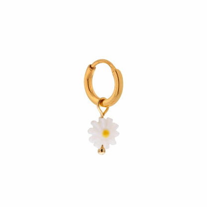 Daisy hoop gold