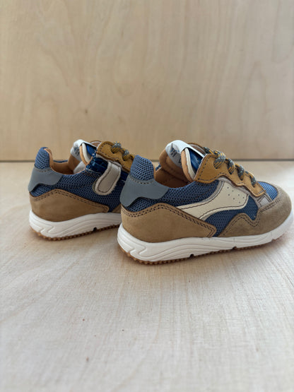 Ocra eerste runner blauwe beige