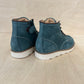 veterboot blue, petrol - witte zool