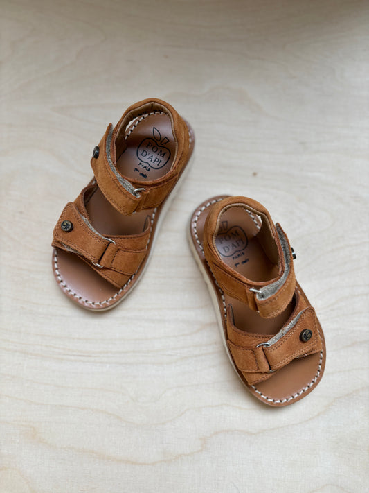Pom d'api sandaal waf easy nubuck camel