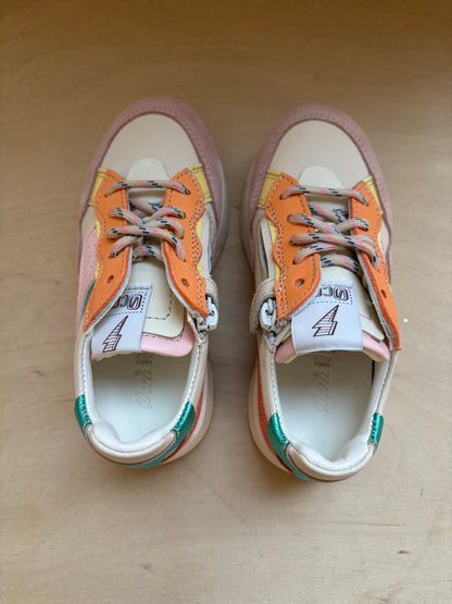 Ocra runner rosa suede