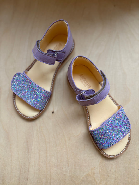 Angulus sandaal lila multi glitter