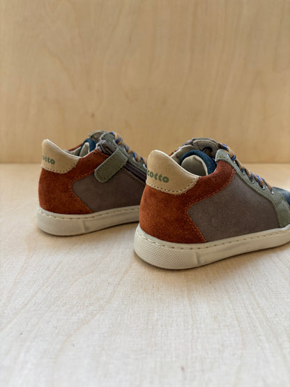 Falcotto eerste stap sneakertje mud - navy - copper