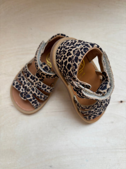 Pom d'api sandaal leopard
