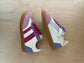 harry sneaker - licht en donker roos, lila