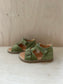 stapsandaal jules - velours groen