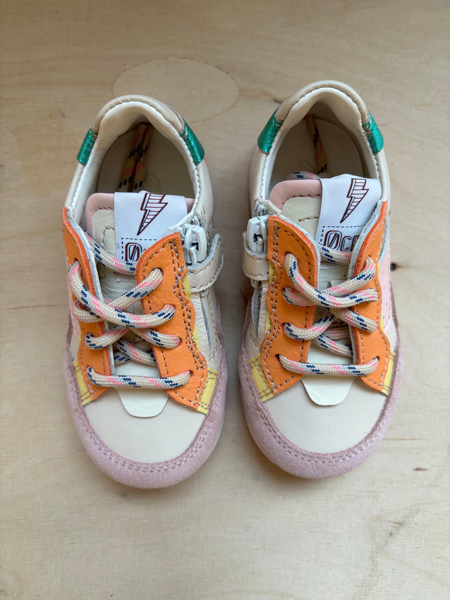 Ocra runner rosa suede