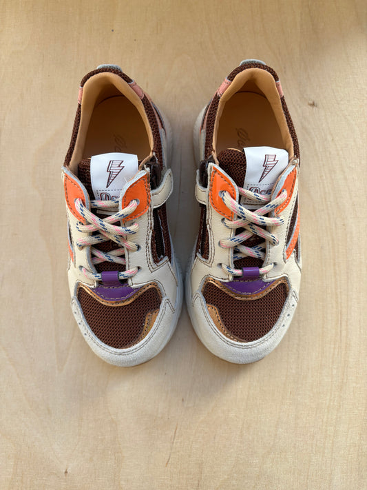 Ocra lucie runner bruin - paars - oranje - roze