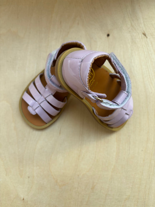 Pom d'api stapsandaal - poppy strap lila