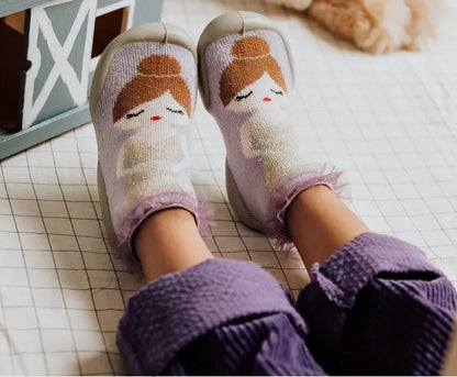 Collégien antislip pantoffel danseuse