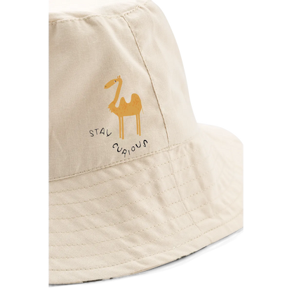 Liewood zonnehoedje reversible around the world/sandy