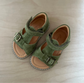 stapsandaal jules - velours groen