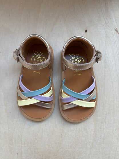 Pom d'api stapsandaal multi